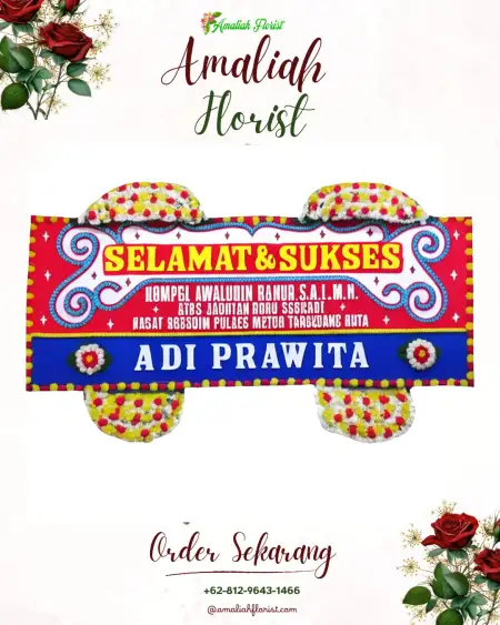 Papan Bunga Ucapan Selamat Padarangin